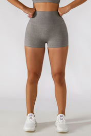 High Rise Seamless Butt-Sculpting Shorts by bornfocus