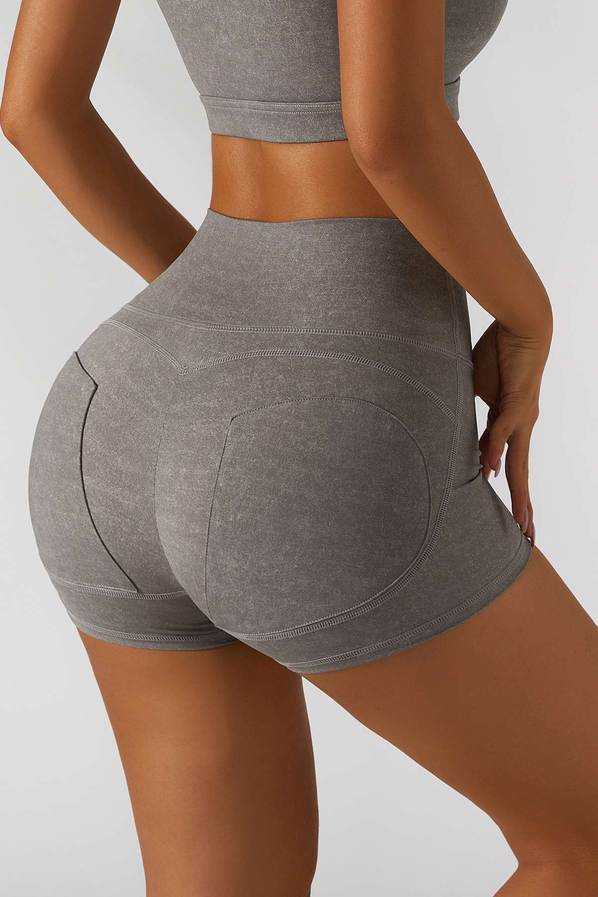 High Rise Seamless Butt-Sculpting Shorts by bornfocus