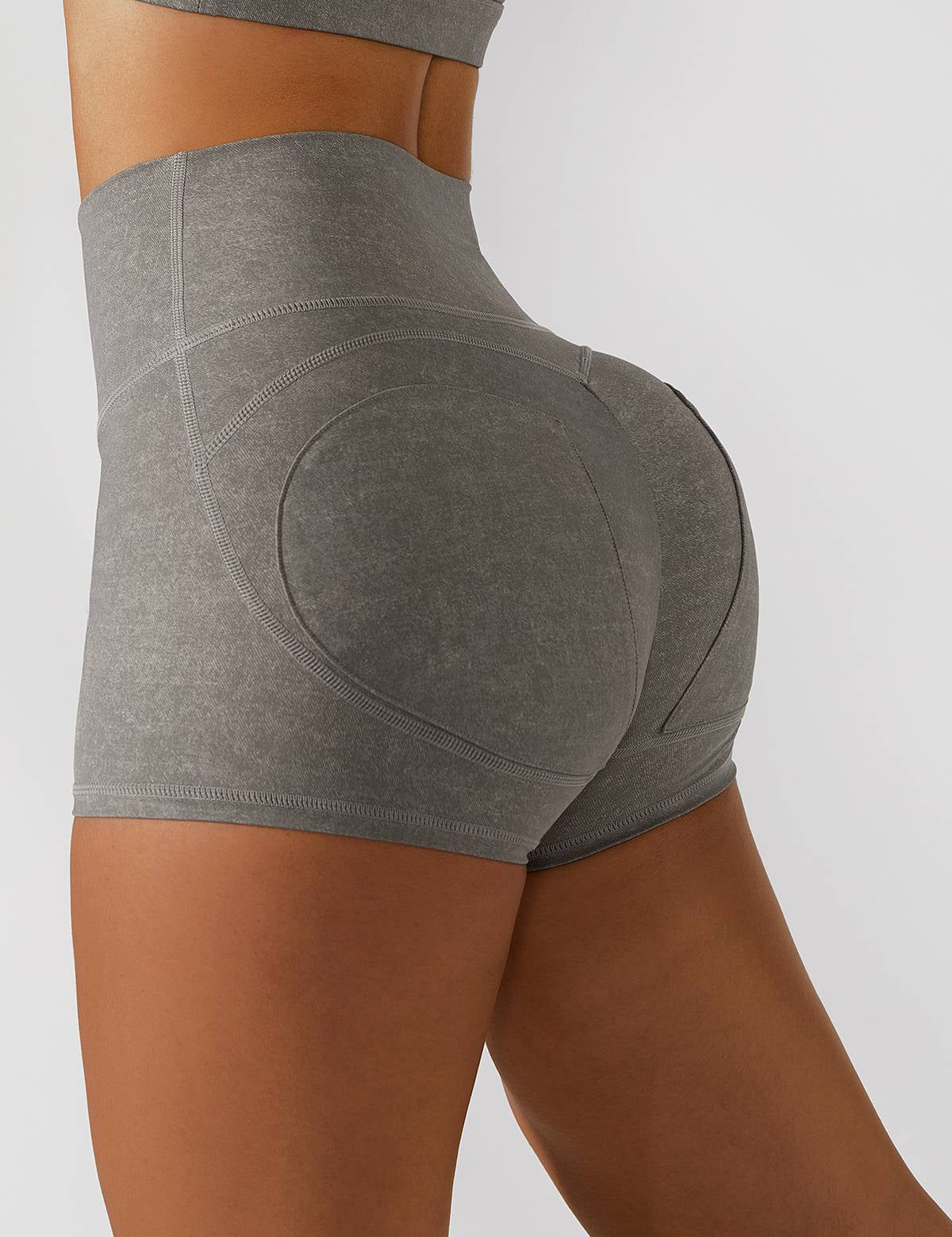 High Rise Seamless Butt-Sculpting Shorts by bornfocus