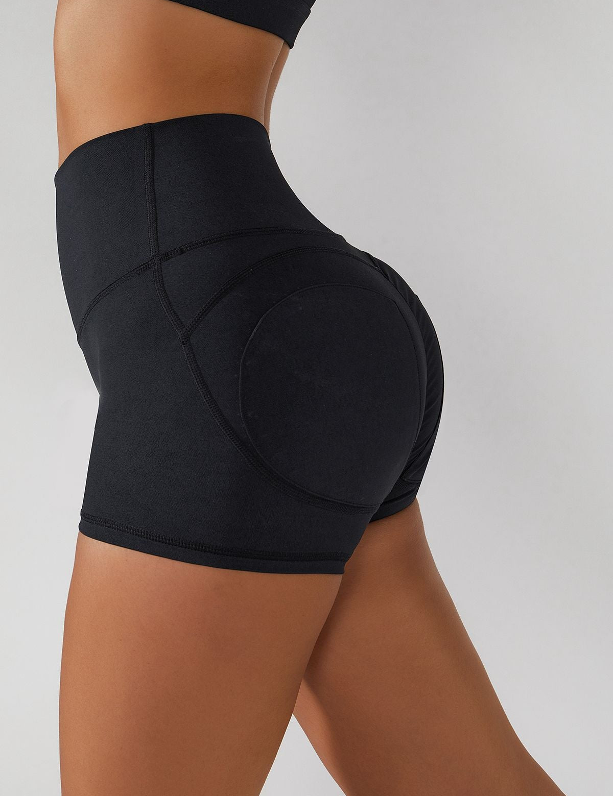 High Rise Seamless Butt-Sculpting Shorts by bornfocus