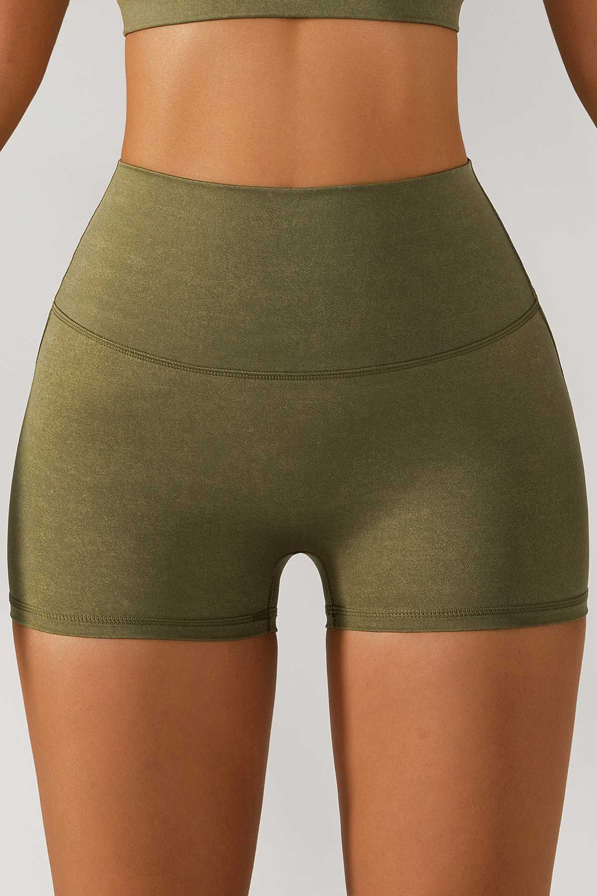 High Rise Seamless Butt-Sculpting Shorts by bornfocus