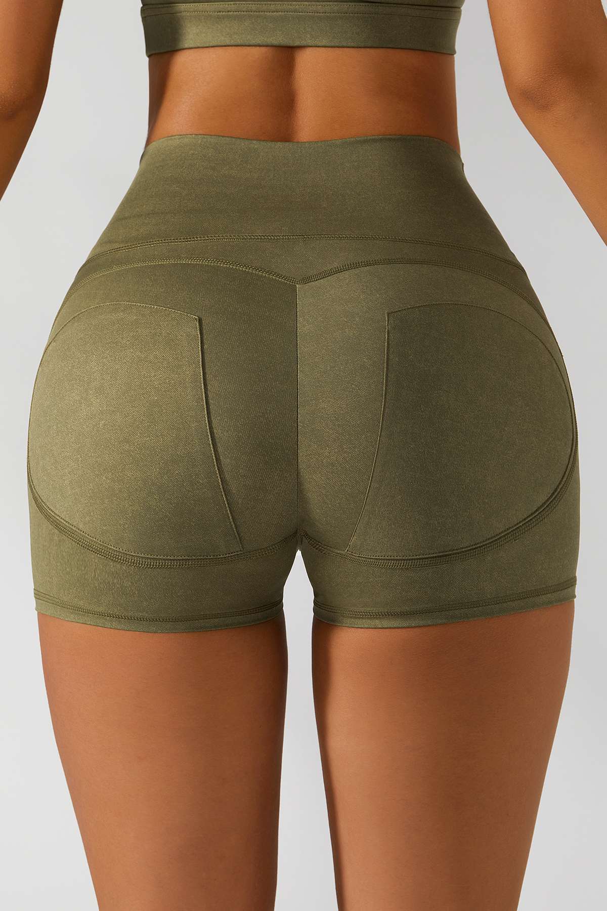 High Rise Seamless Butt-Sculpting Shorts by bornfocus