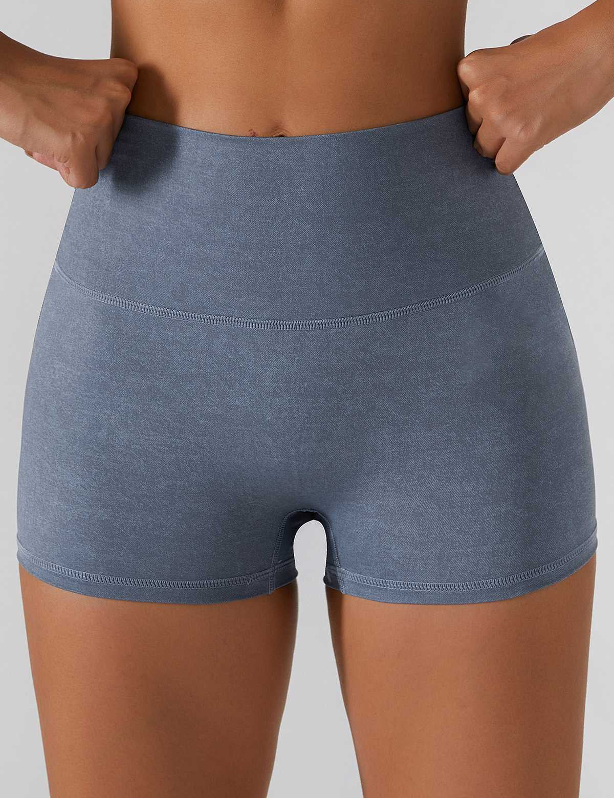 High Rise Seamless Butt-Sculpting Shorts by bornfocus