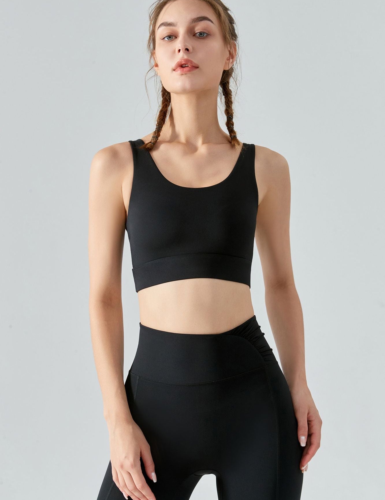 Strappy Twisted Sports Bra by bornfocus