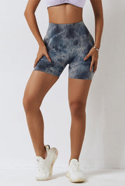 Seamless Tie Dye Scrunch Butt Shorts by bornfocus