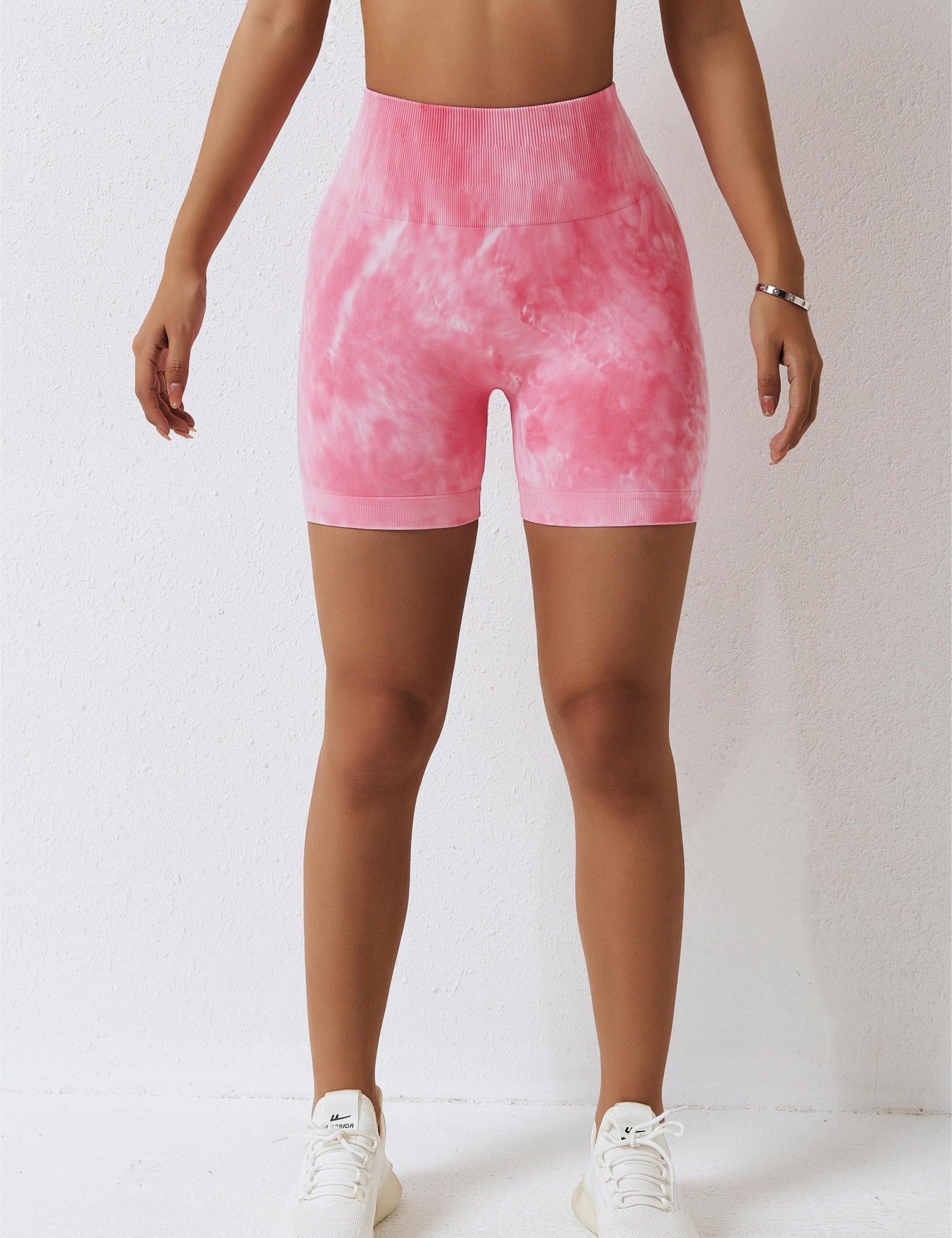 Seamless Tie Dye Scrunch Butt Shorts by bornfocus