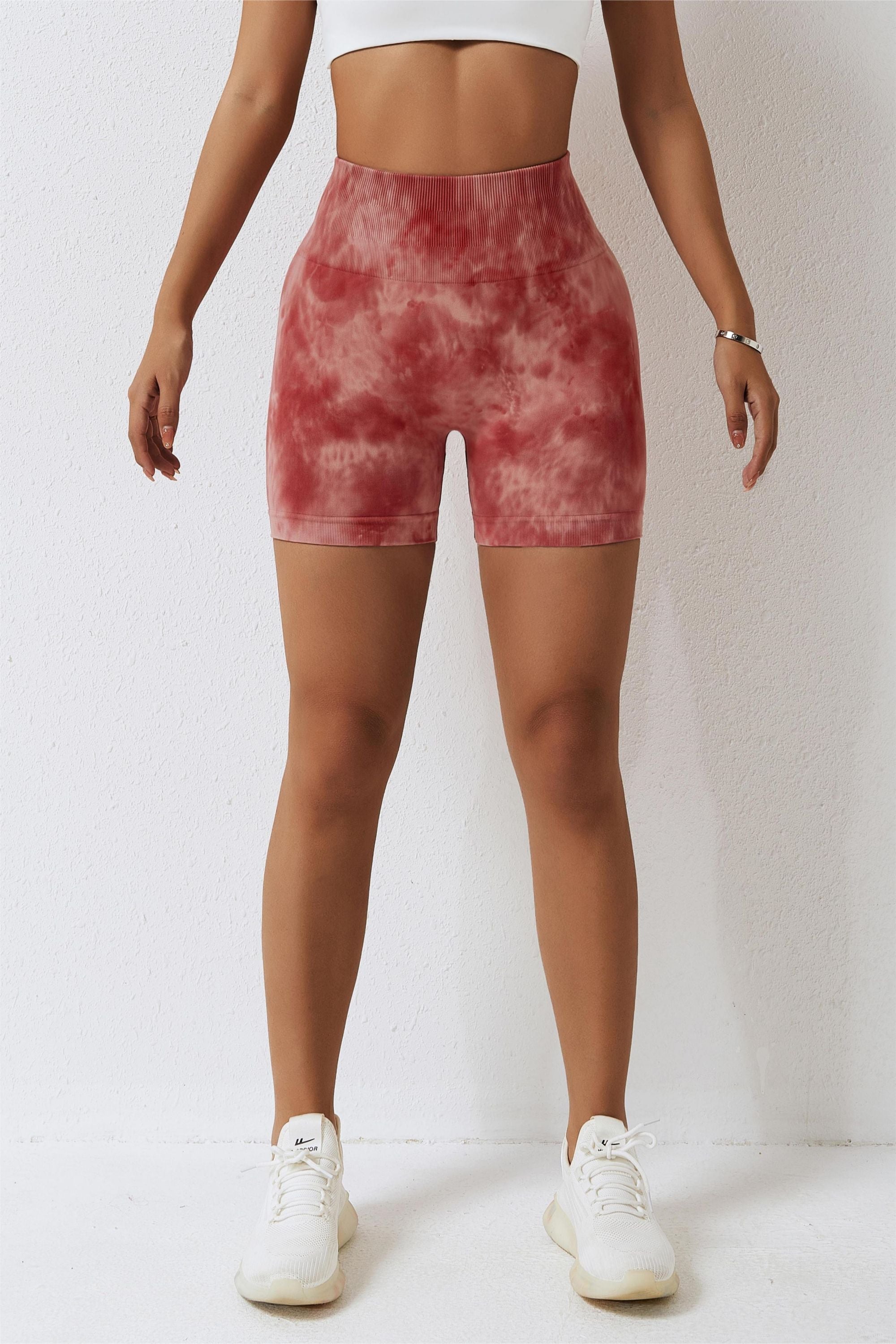 Seamless Tie Dye Scrunch Butt Shorts by bornfocus