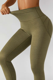 No Front Seam Butt-Sculpt Leggings by bornfocus