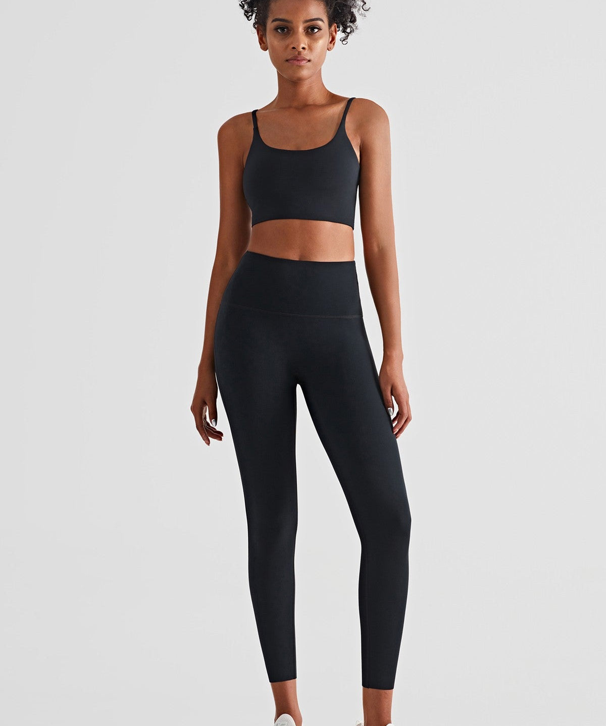 Spaghetti Straps Sports Bra & Leggings Set Activewear by bornfocus
