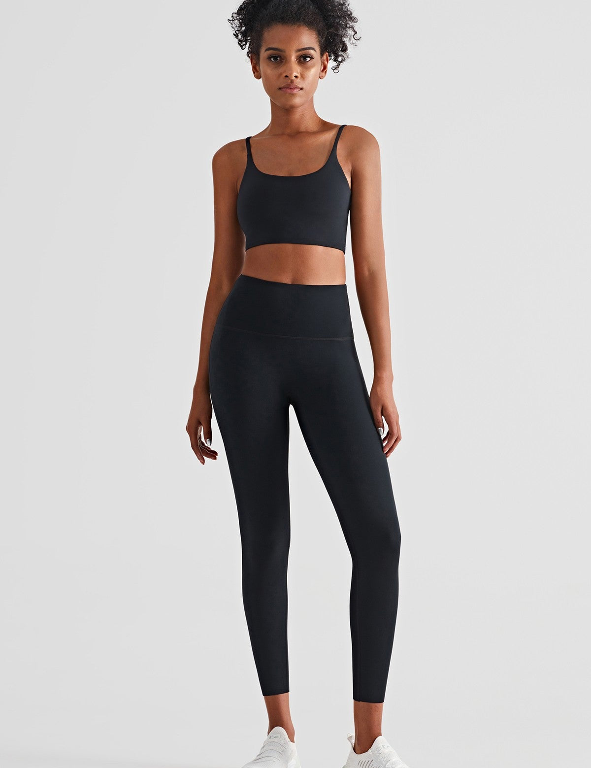 Spaghetti Straps Sports Bra & Leggings Set Activewear by bornfocus