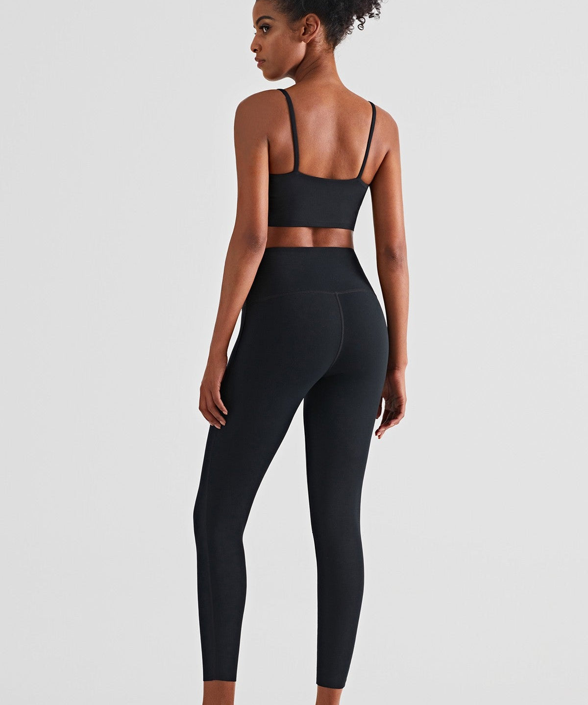Spaghetti Straps Sports Bra & Leggings Set Activewear by bornfocus