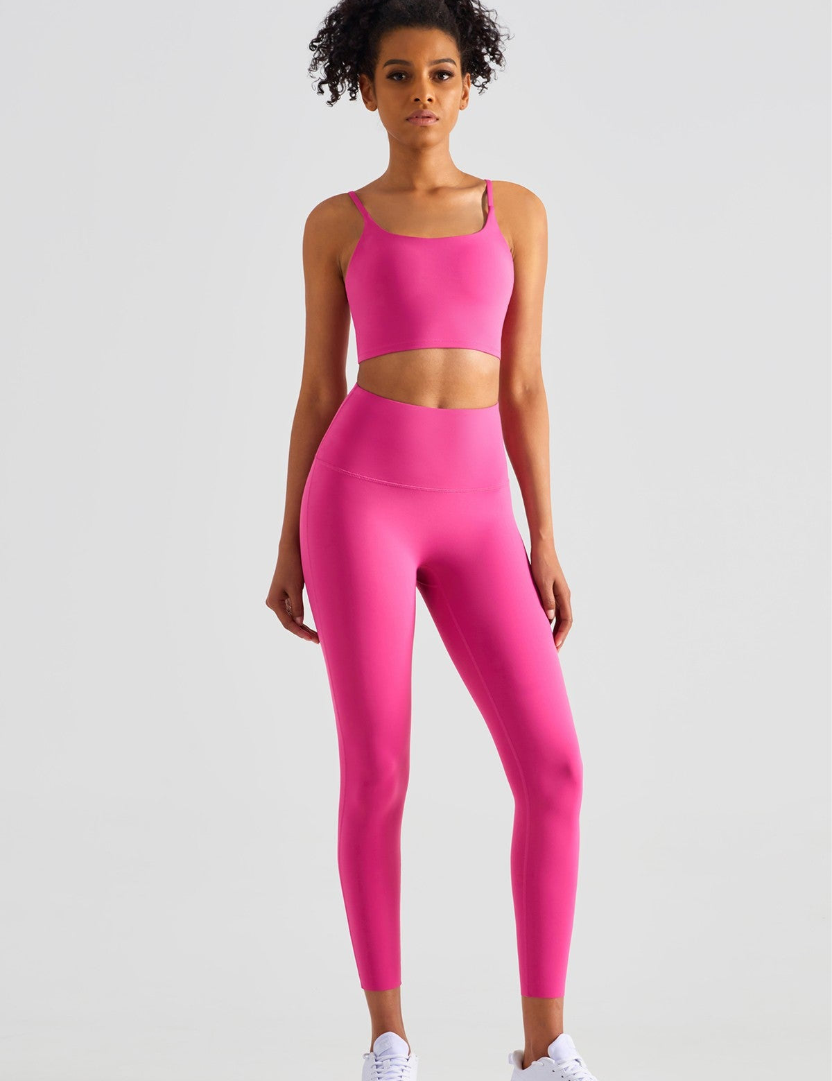 Spaghetti Straps Sports Bra & Leggings Set Activewear by bornfocus