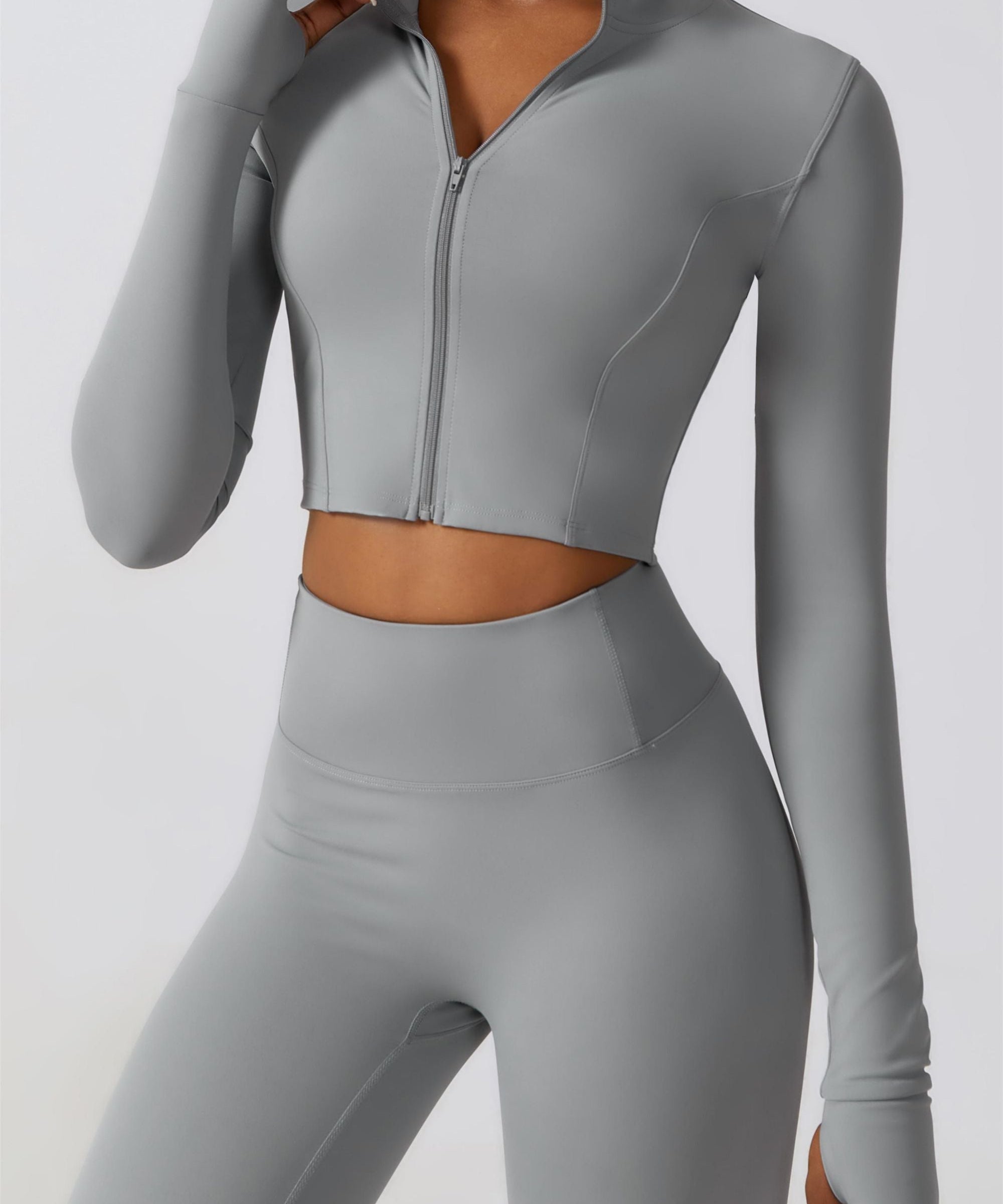 SprintCrop Elite Long Sleeve Jacket by bornfocus