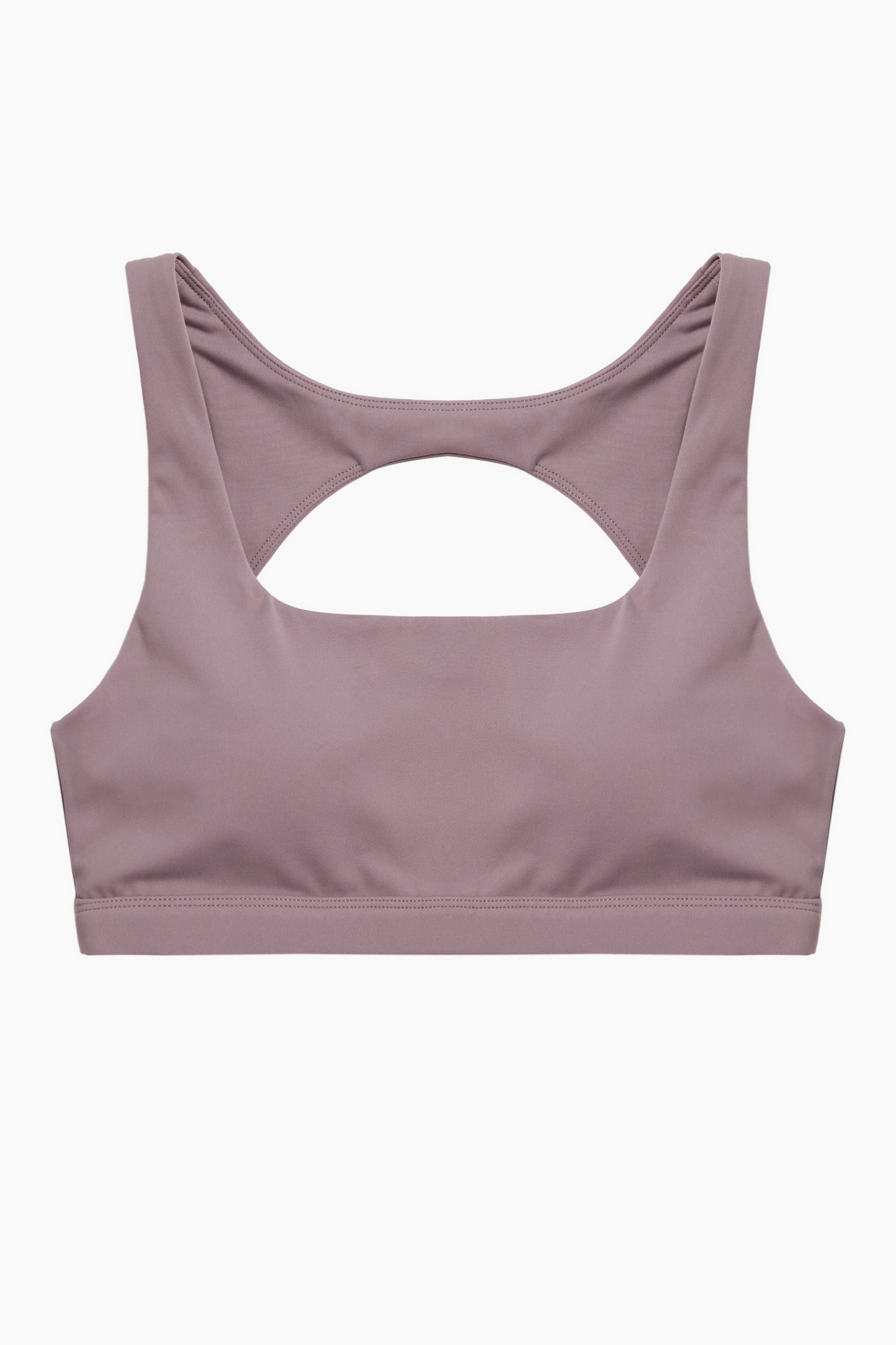 U-Neck Cutout Back Sports Bra by bornfocus