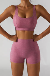 Straight Straps Backless Sports Bra by bornfocus