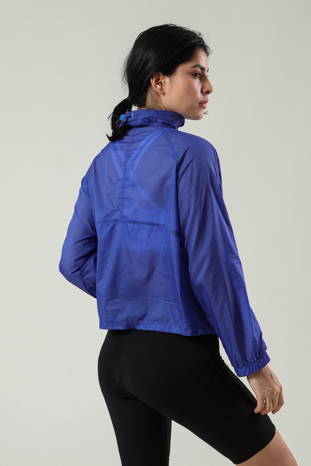 Sun Protection Half-Zip Track Jacket Windbreaker by bornfocus