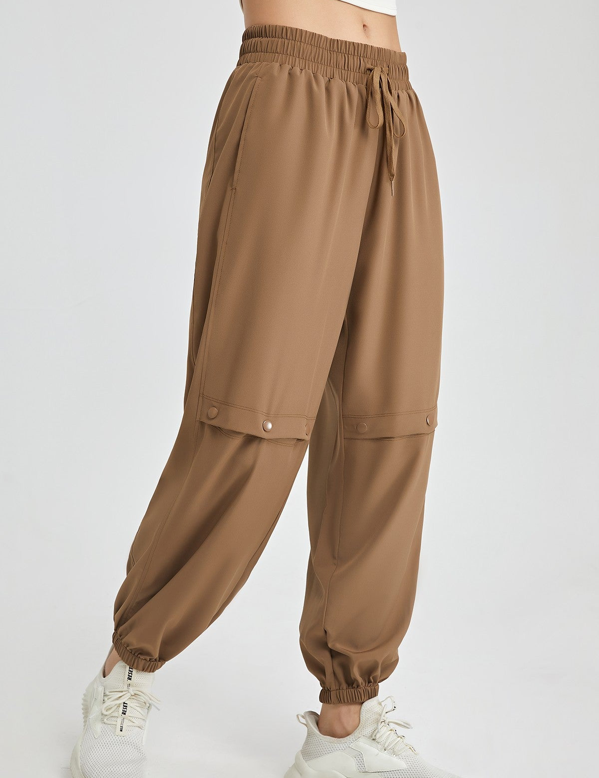 Boyfriend Cargo Pants with Drawstring by bornfocus