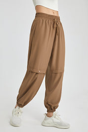 Boyfriend Cargo Pants with Drawstring by bornfocus