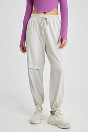 Boyfriend Cargo Pants with Drawstring by bornfocus