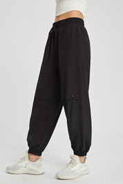 Boyfriend Cargo Pants with Drawstring by bornfocus