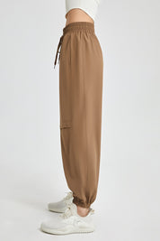 Boyfriend Cargo Pants with Drawstring by bornfocus