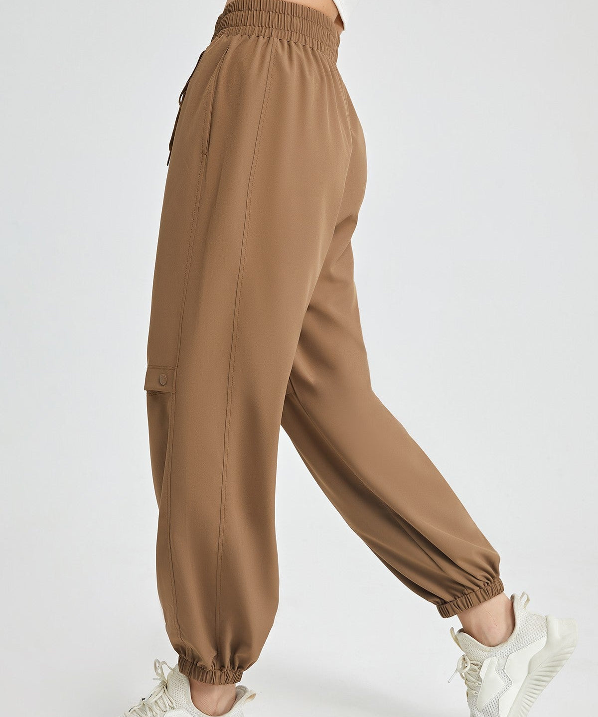 Boyfriend Cargo Pants with Drawstring by bornfocus