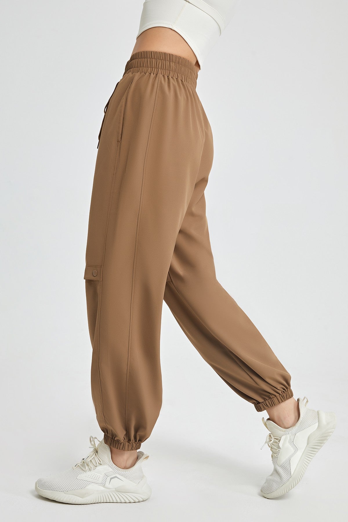 Boyfriend Cargo Pants with Drawstring by bornfocus