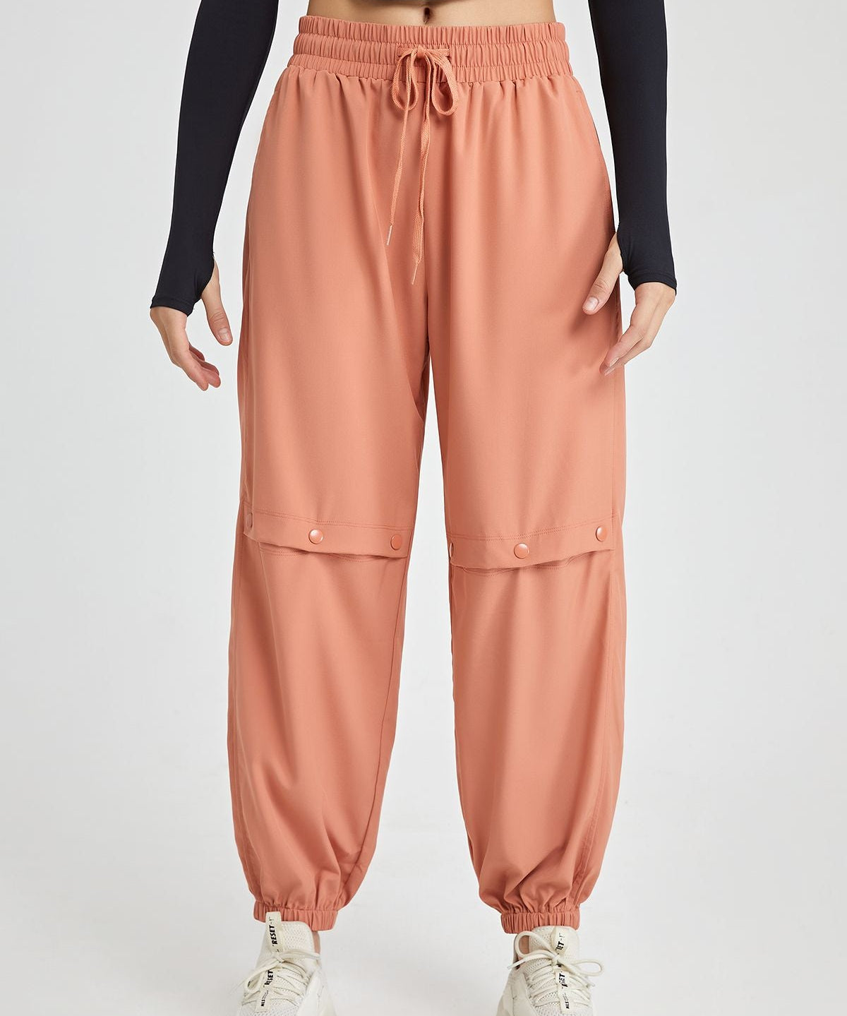 Boyfriend Cargo Pants with Drawstring by bornfocus