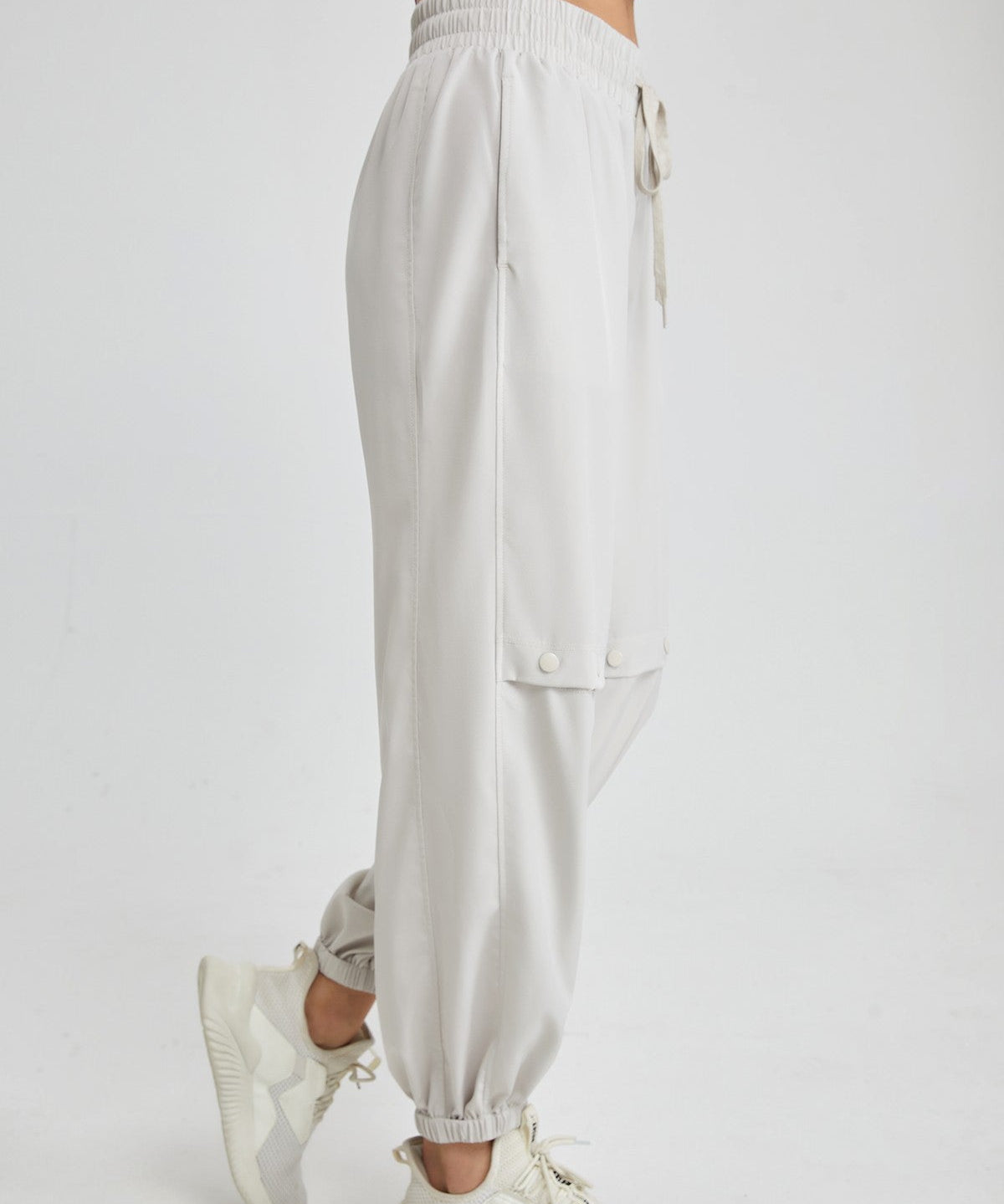 Boyfriend Cargo Pants with Drawstring by bornfocus