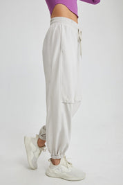 Boyfriend Cargo Pants with Drawstring by bornfocus