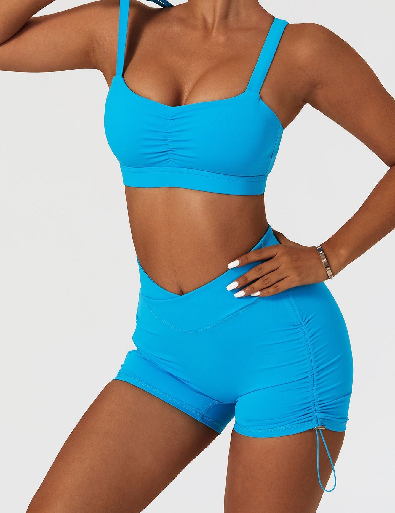 Twisted Multi Strap Sports Bra