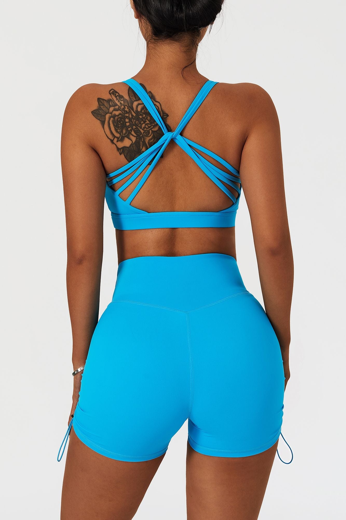 Twisted Multi Strap Sports Bra