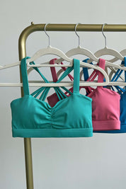 Twisted Multi Strap Sports Bra by bornfocus