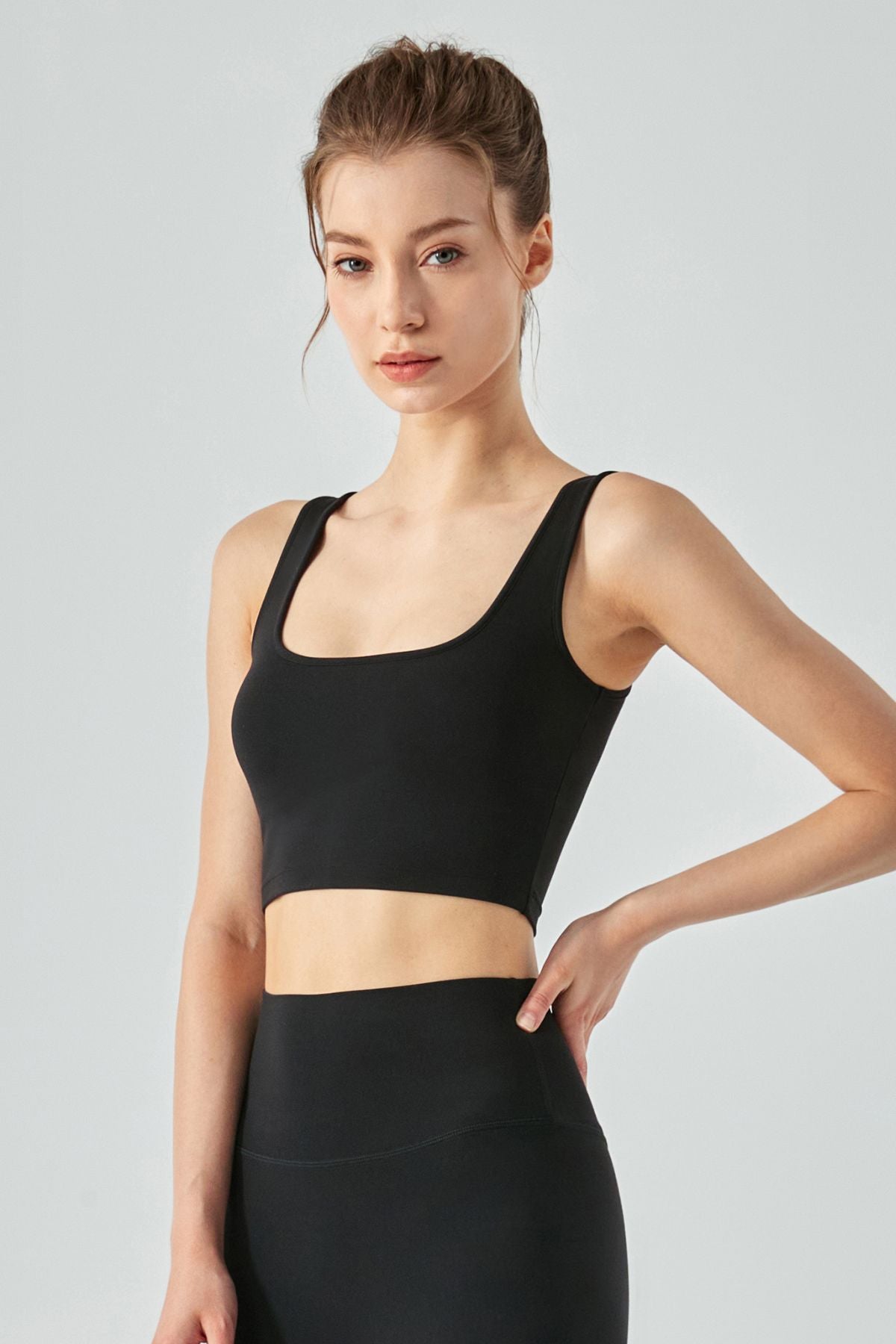 U-Shape Backless Sports Bra by bornfocus