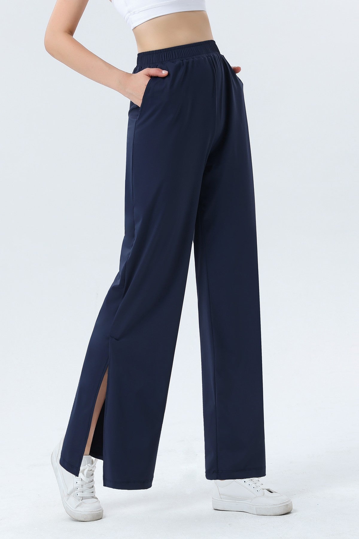 UPF 50+ UV Protection Wide-Leg Pants by bornfocus