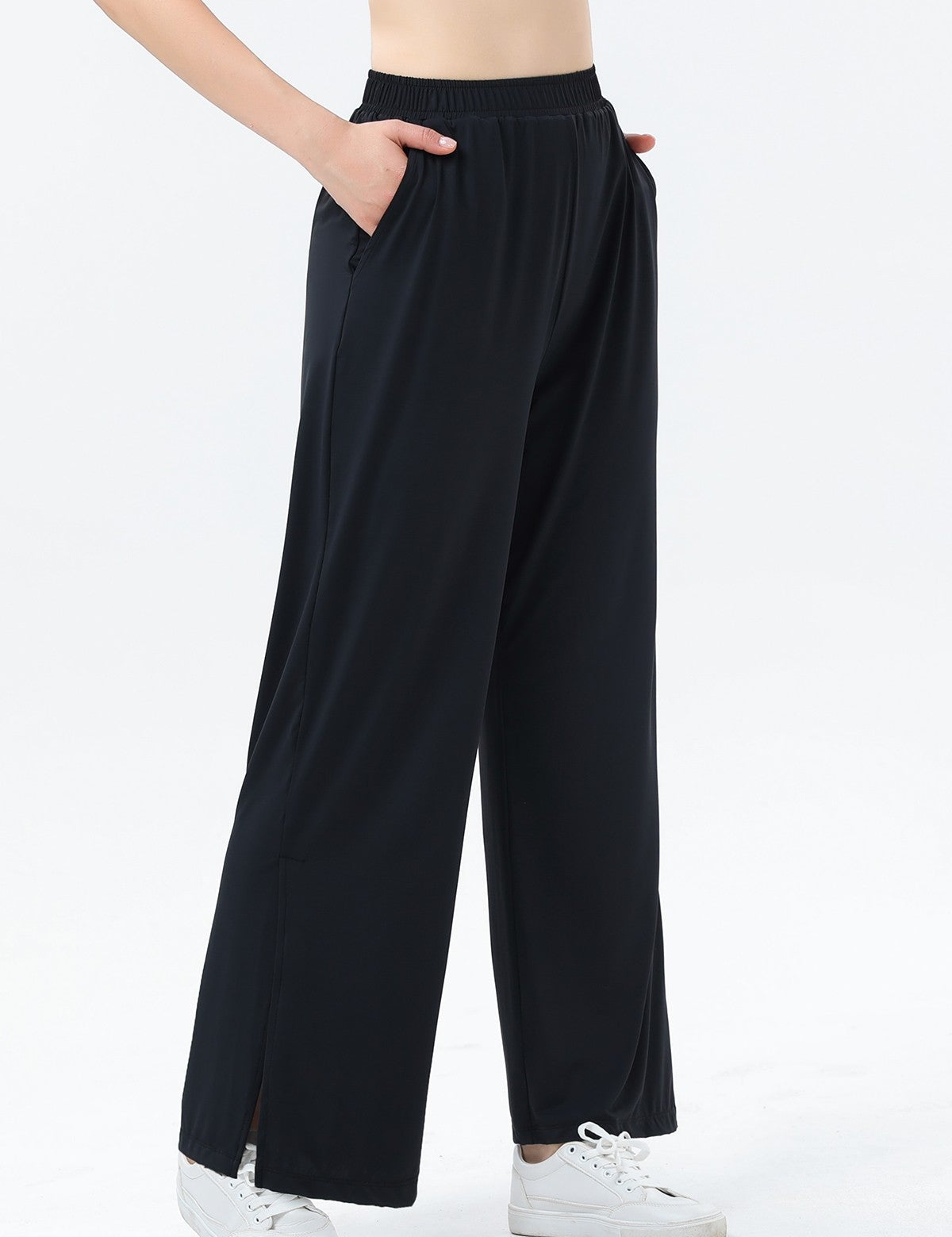 UPF 50+ UV Protection Wide-Leg Pants by bornfocus