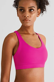 V-Back Scoop Neckline Sports Bra by bornfocus