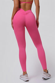 V-Back Scrunch Leggings by bornfocus