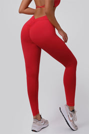 V-Back Scrunch Leggings by bornfocus