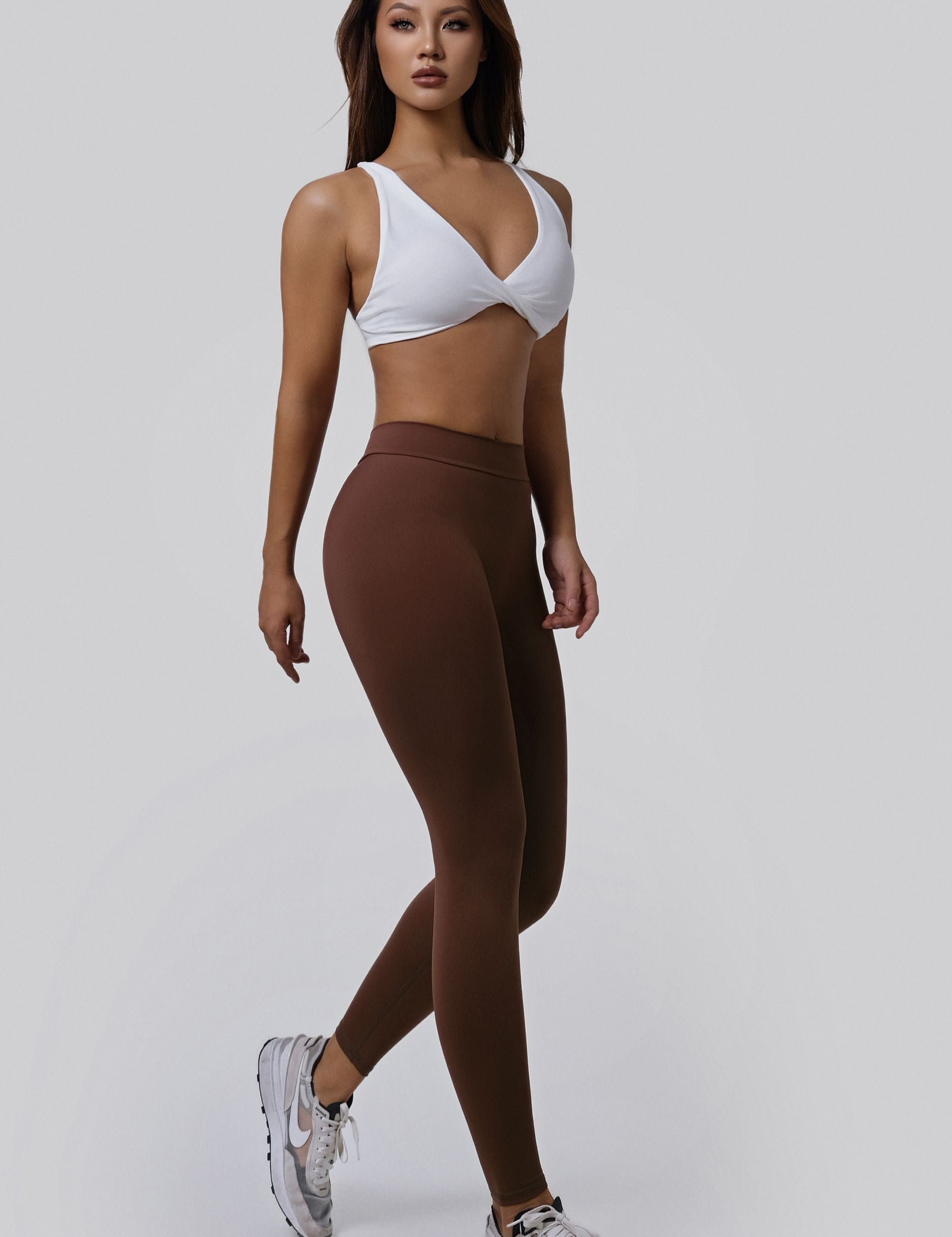 V-Back Scrunch Leggings by bornfocus