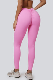 V-Back Scrunch Leggings by bornfocus