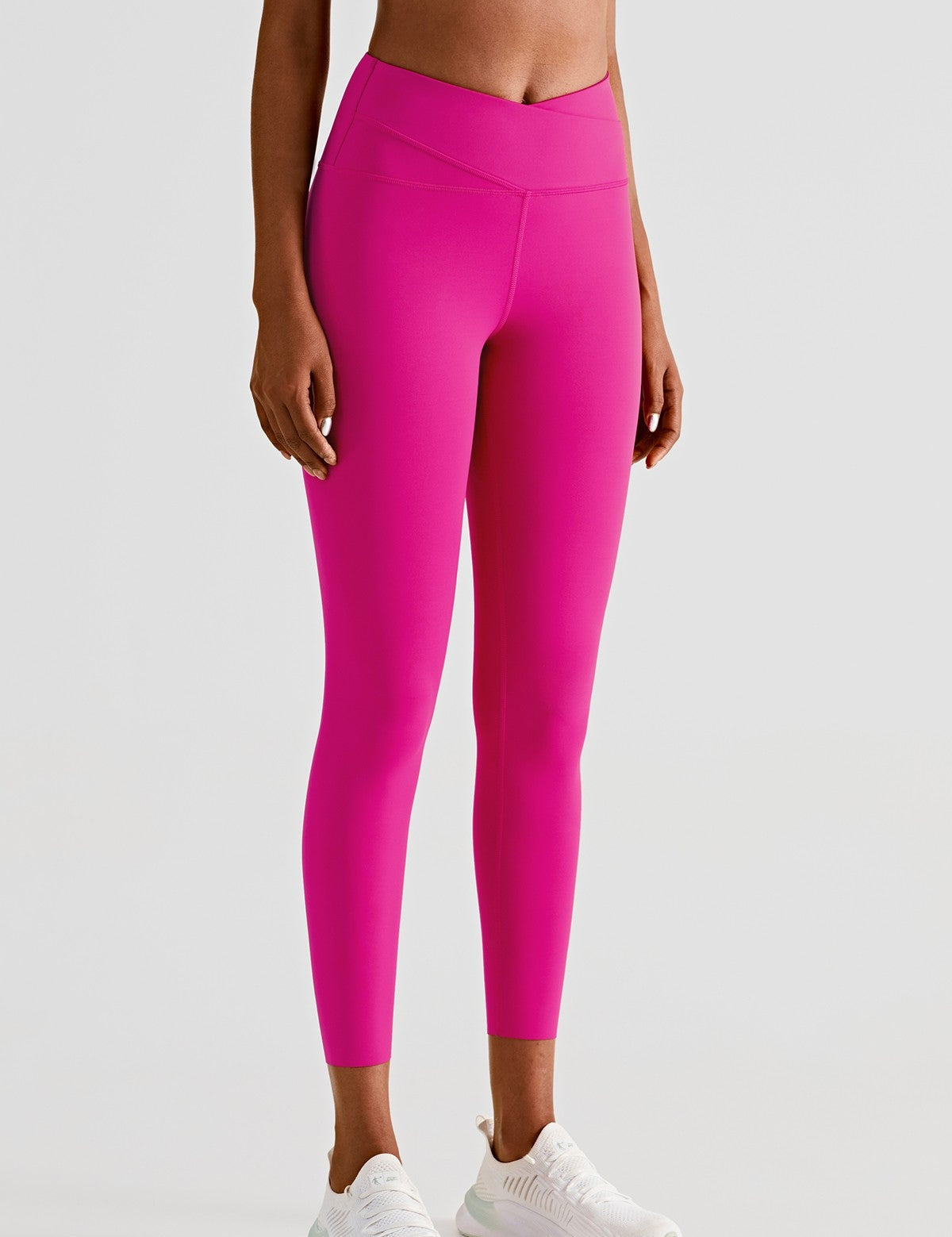 High Waist Crossover Leggings by bornfocus