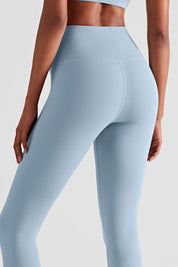 High Waist Crossover Leggings by bornfocus