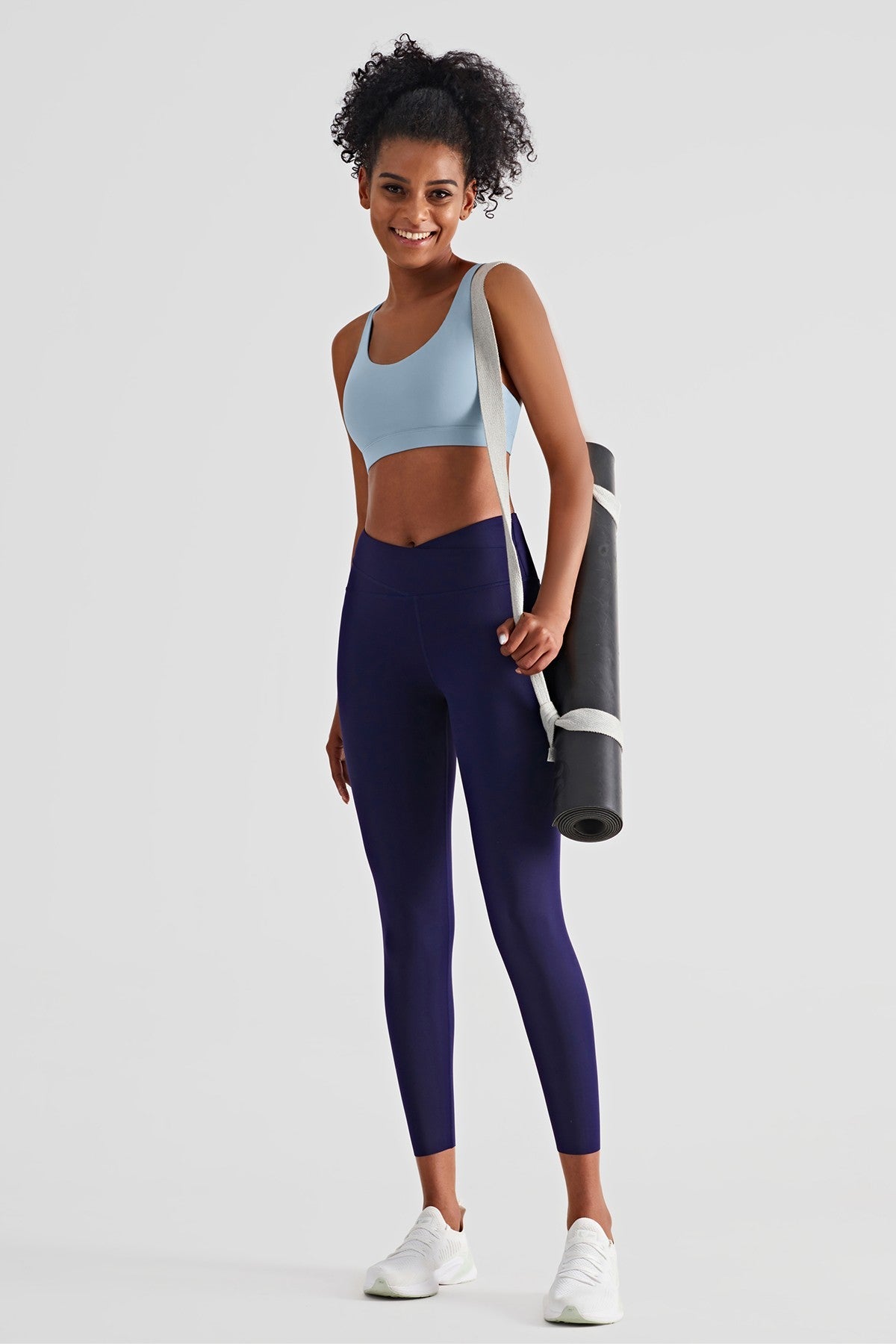 High Waist Crossover Leggings by bornfocus