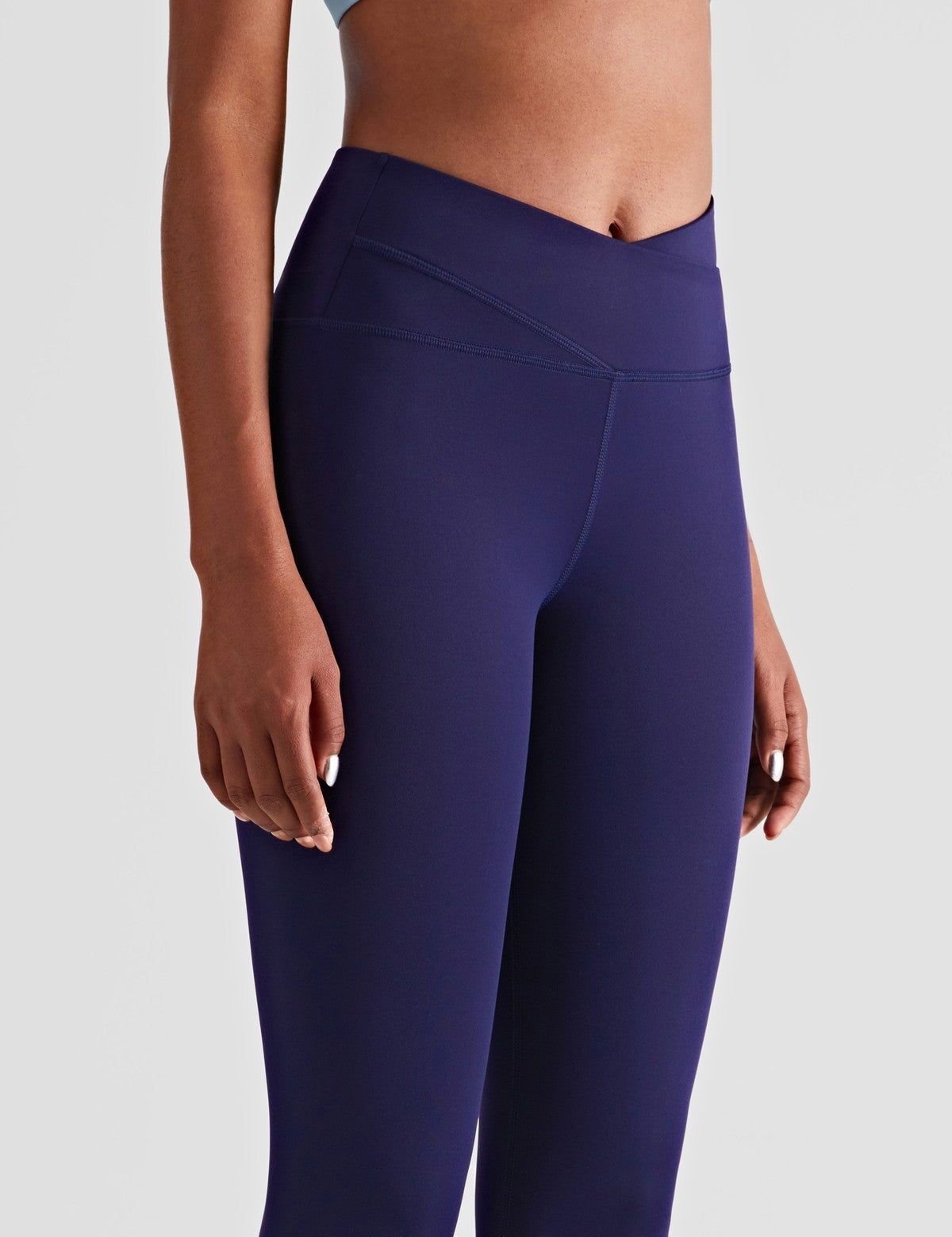 High Waist Crossover Leggings by bornfocus