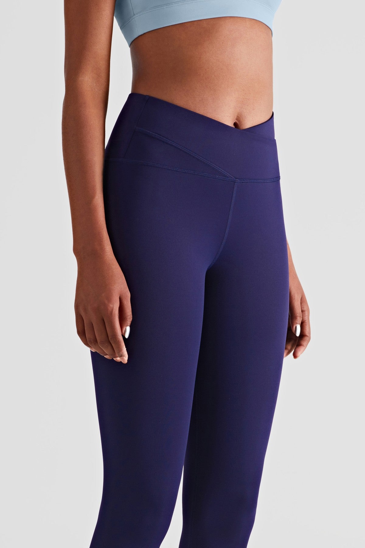 High Waist Crossover Leggings by bornfocus