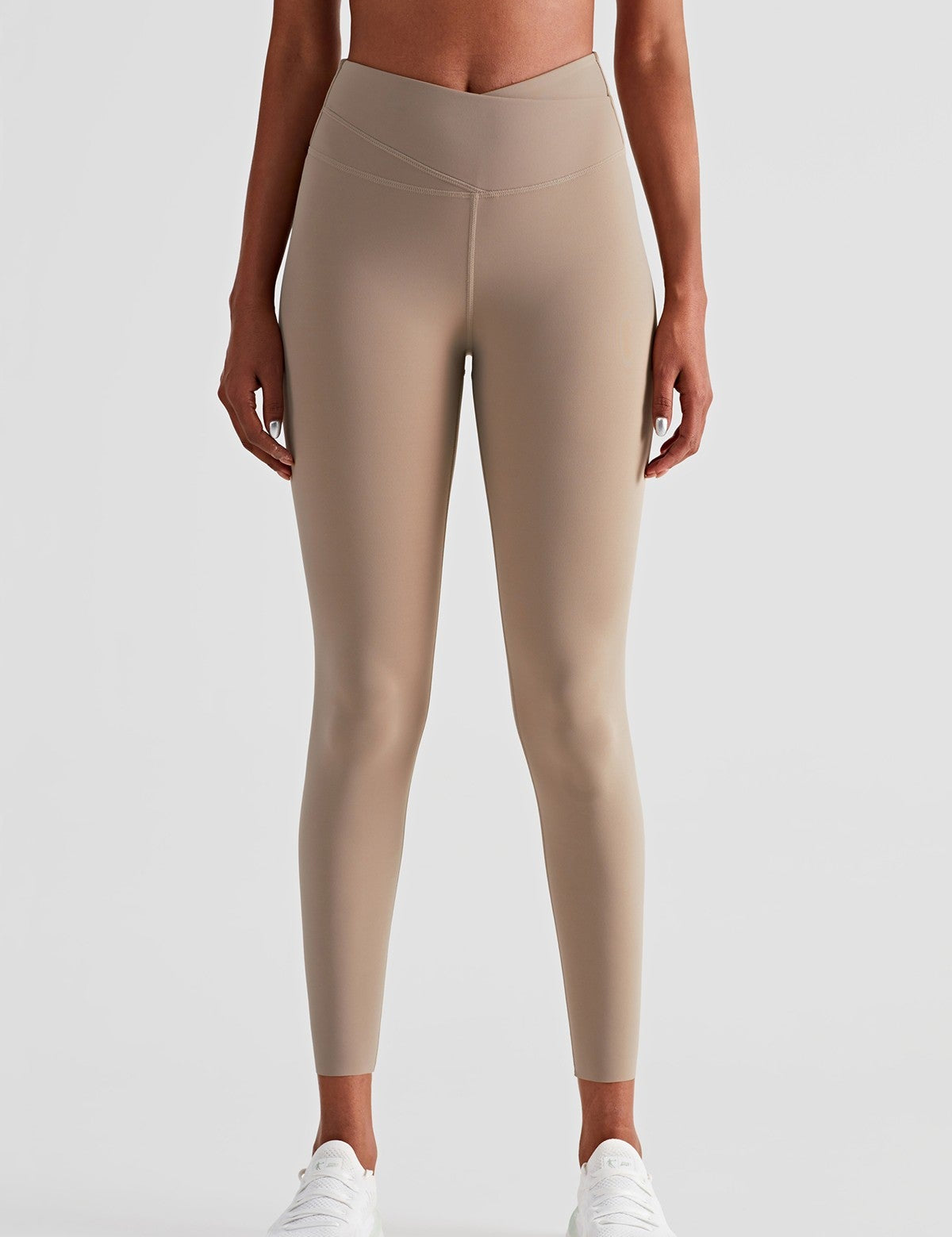 High Waist Crossover Leggings by bornfocus