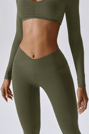 V-Waist Butt-Sculpting Leggings by bornfocus