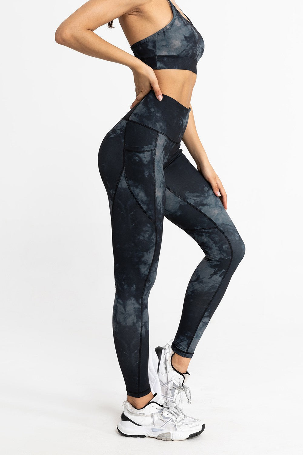 High Waisted Multi Sport Leggings With Pockets by bornfocus