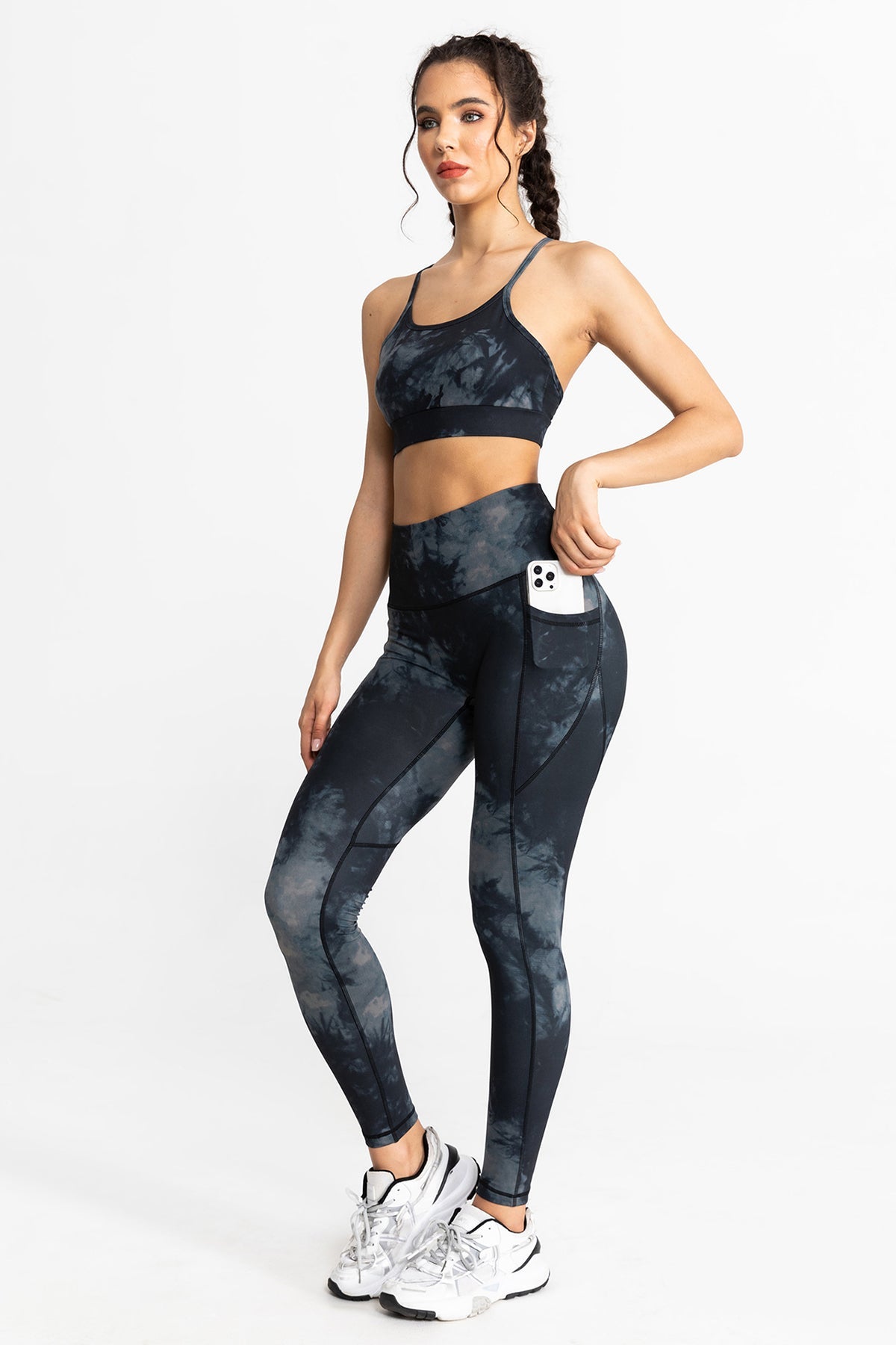 High Waisted Multi Sport Leggings With Pockets by bornfocus